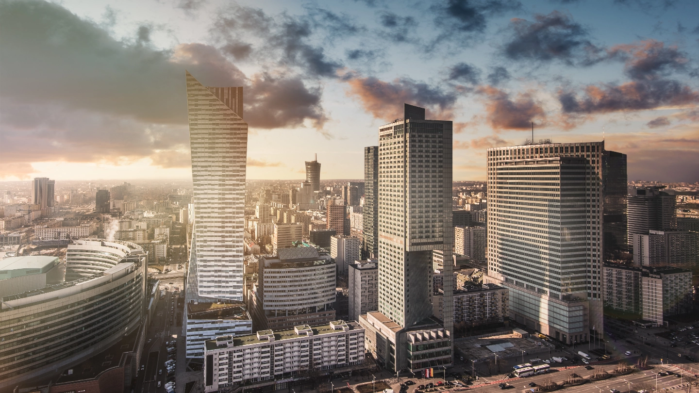 Warsaw skyline image